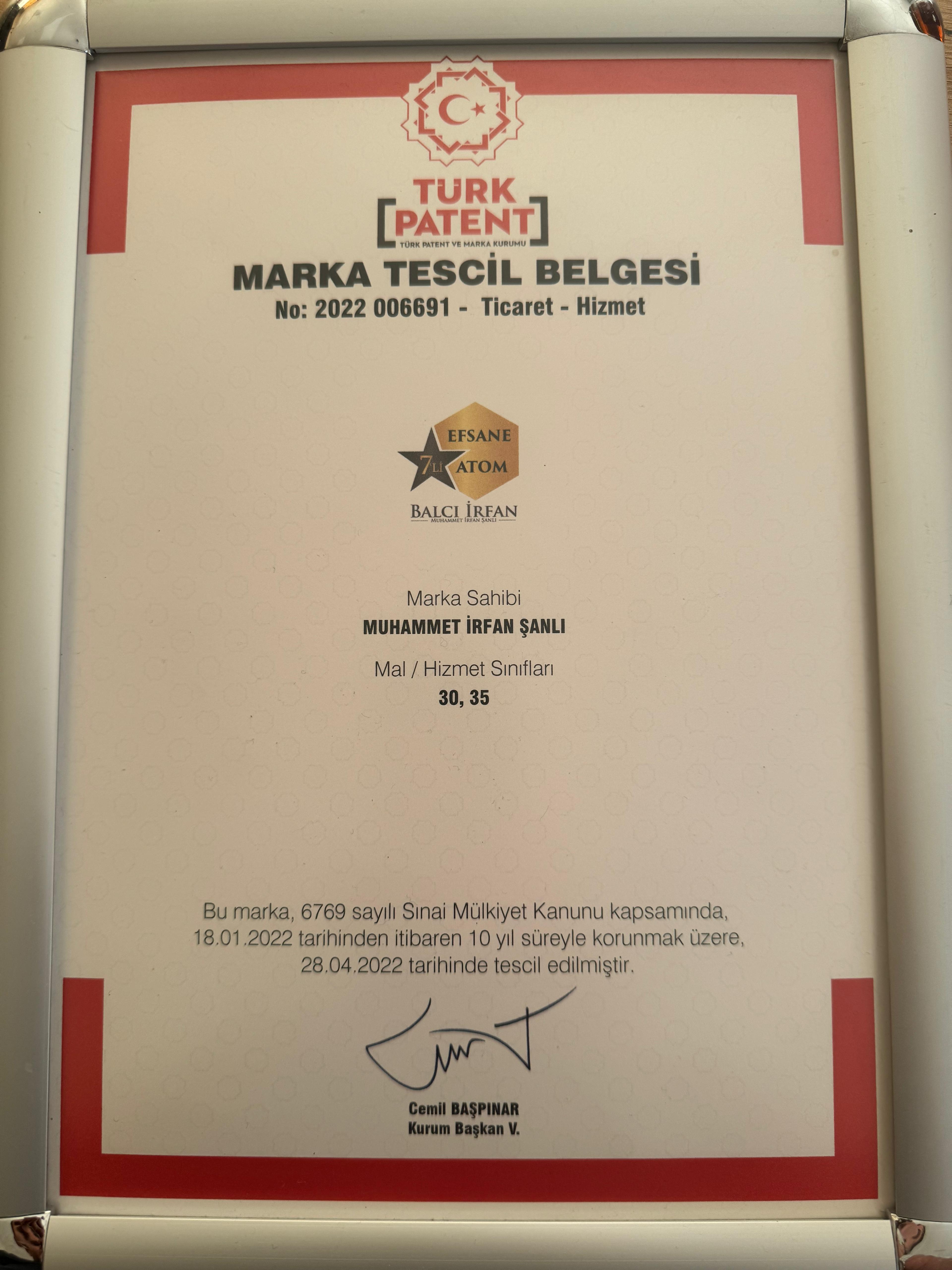 7 Lİ ARI ÜRÜNLERİ KARIŞIMI MARKA TESCİL